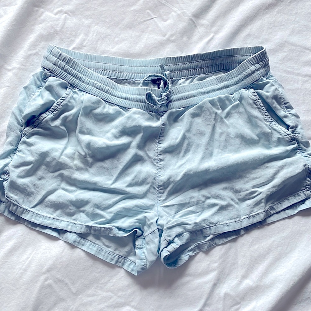 Flowy light blue shorts from Aerie